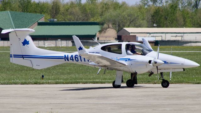 Diamond Twin Star (N461TH) - Indiana State University 2007 Diamond DA42. 4/26/23. 