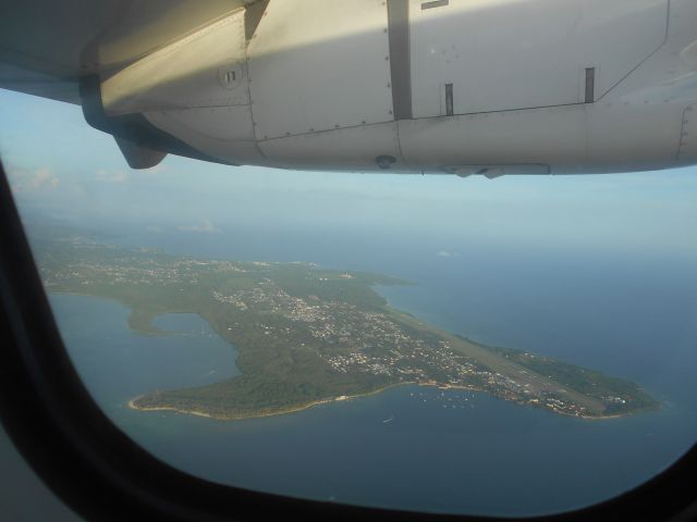 Aerospatiale ATR-72-600 — - Flying over Tobago. This view is great, but I had a tiny digital camera which didn't produce the best shots. I really need to go back there with my current camera and take much better clarity shots.