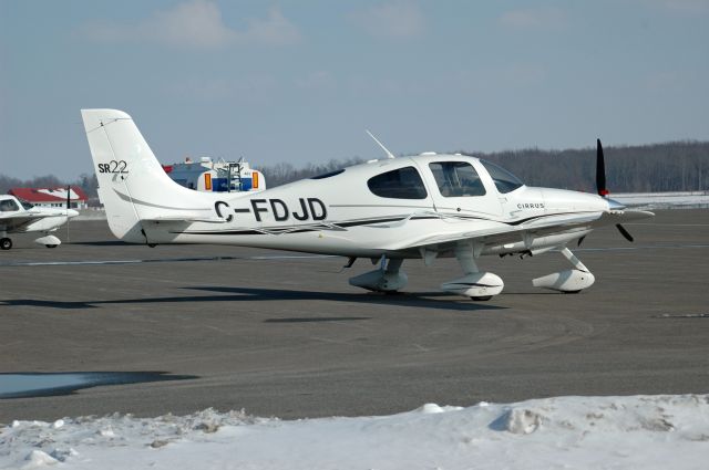 Cirrus SR-22 (C-FDJD) - 2005 Cirrus SR22 (C-FDJD/1321) on February 21, 2021.