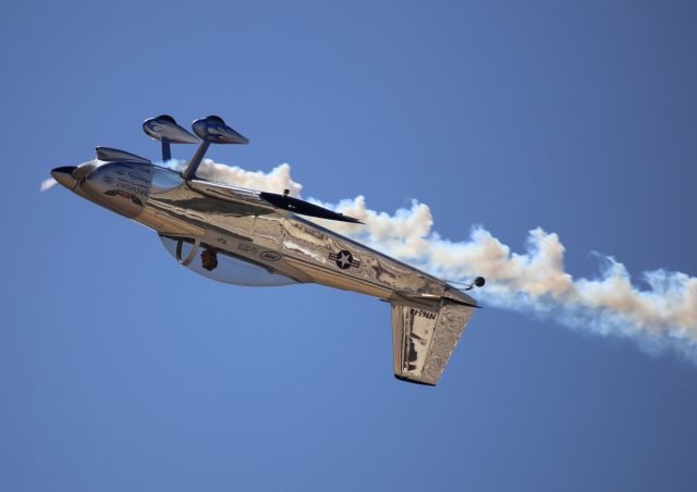 Vans RV-8 (N76540) - Vans RV-8, originally built by Eugene Gaddis and now owned/flown by Rifle Airshows/Joe Shetterly, N76540, at Thunder & Lightning Over Arizona at Davis Monthan AFB, 12 Mar 16.