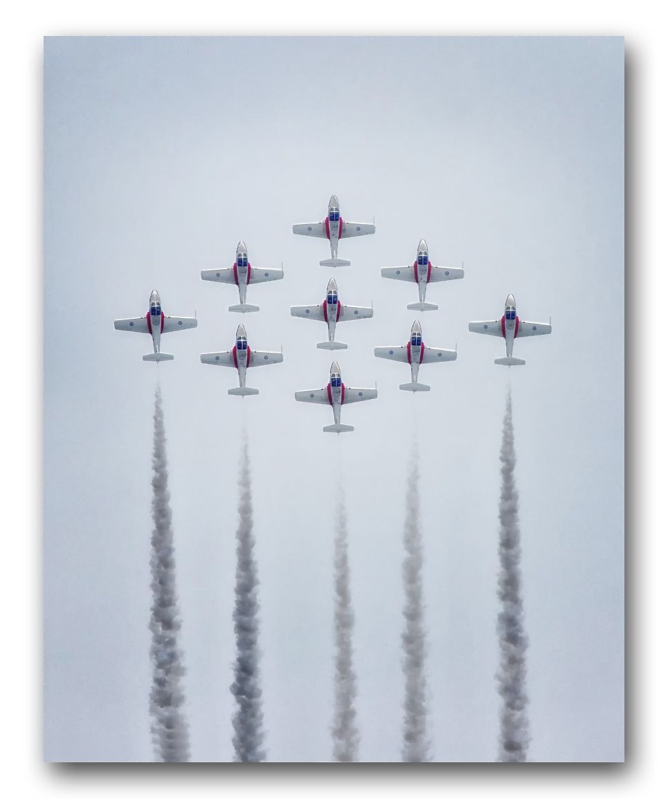 Canadair CL-41 Tutor — - The Snowbirds, officially known as 431 Air Demonstration Squadron, are the military aerobatics or air show flight demonstration team of the Royal Canadian Air Force.  CT-114 Tutors