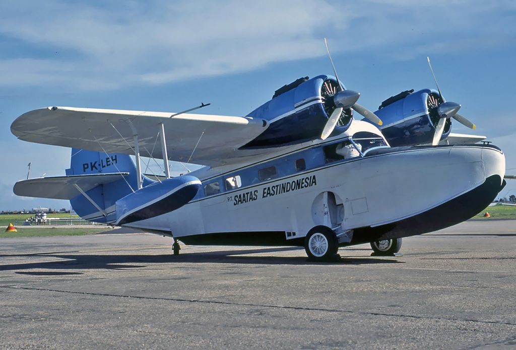 PK-LEH — - PT SAATAS EAST INDONESIA - GRUMMAN G-21A GOOSE - REG : PK-LEH (CN B54) - PARAFIELD AIRPORT ADELAIDE SA. AUSTRALIA - YPPF 12/8/1978
