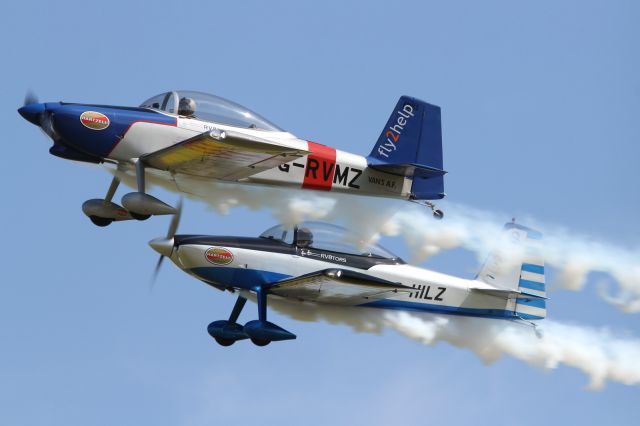 G-RVMZ — - VAN RV-8, performing aerial display at Duxford.