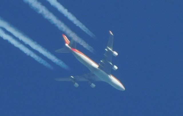 Boeing 747-400 — - Kalitta Air 828 passing over Oregon morning of 3d March 2021.  36K feet at 535mph per Flightaware.com 