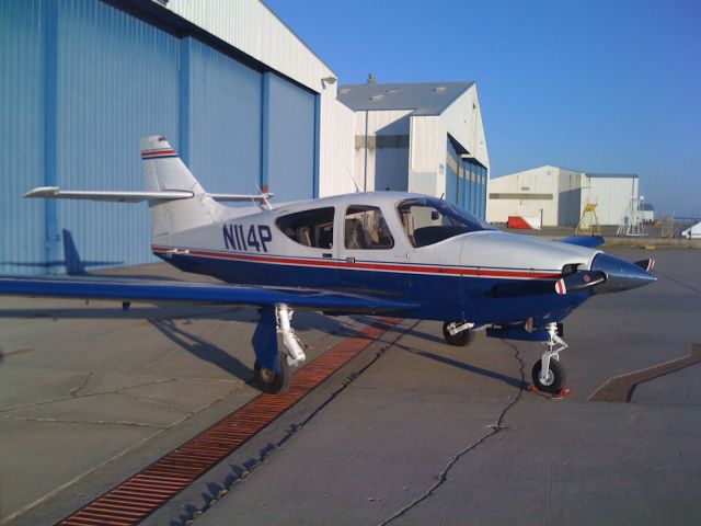 N114P — - On the ramp at AA hanger