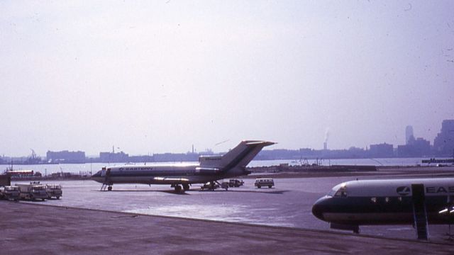 — — - Picture taken at Logan June, 1966br /Eastern Airlines Whisperjet.br /Note the Prudential Tower.