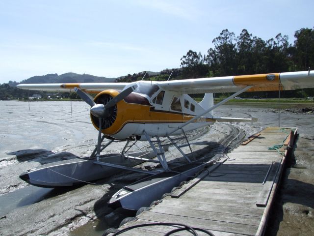 De Havilland Canada DHC-2 Mk1 Beaver (N522OG) - Moored at the dock on Richardson Bay in Saulsalito CA.