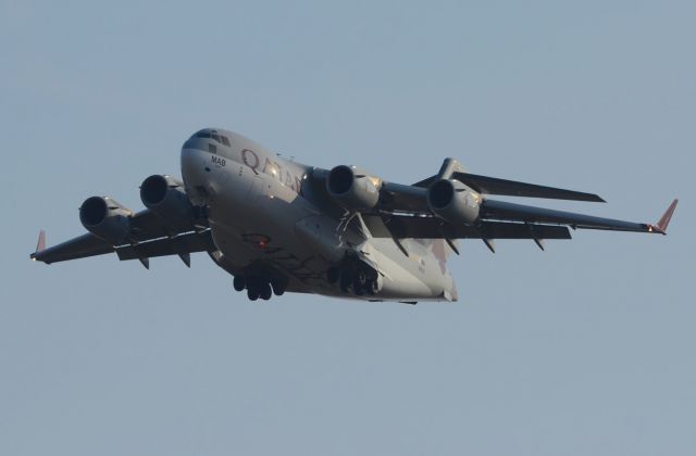 Boeing Globemaster III (A7-MAB) - 14/07/2013br /Qatar Air Forcebr /landing 07 from OTBH