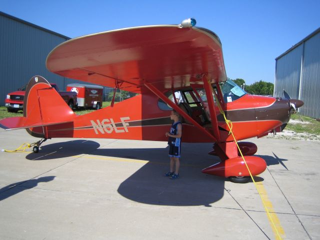 Piper L-21 Super Cub (N6LF) - 1948 Piper Vagabond  Owned by Mike Lossner at the time  June 17, 2005