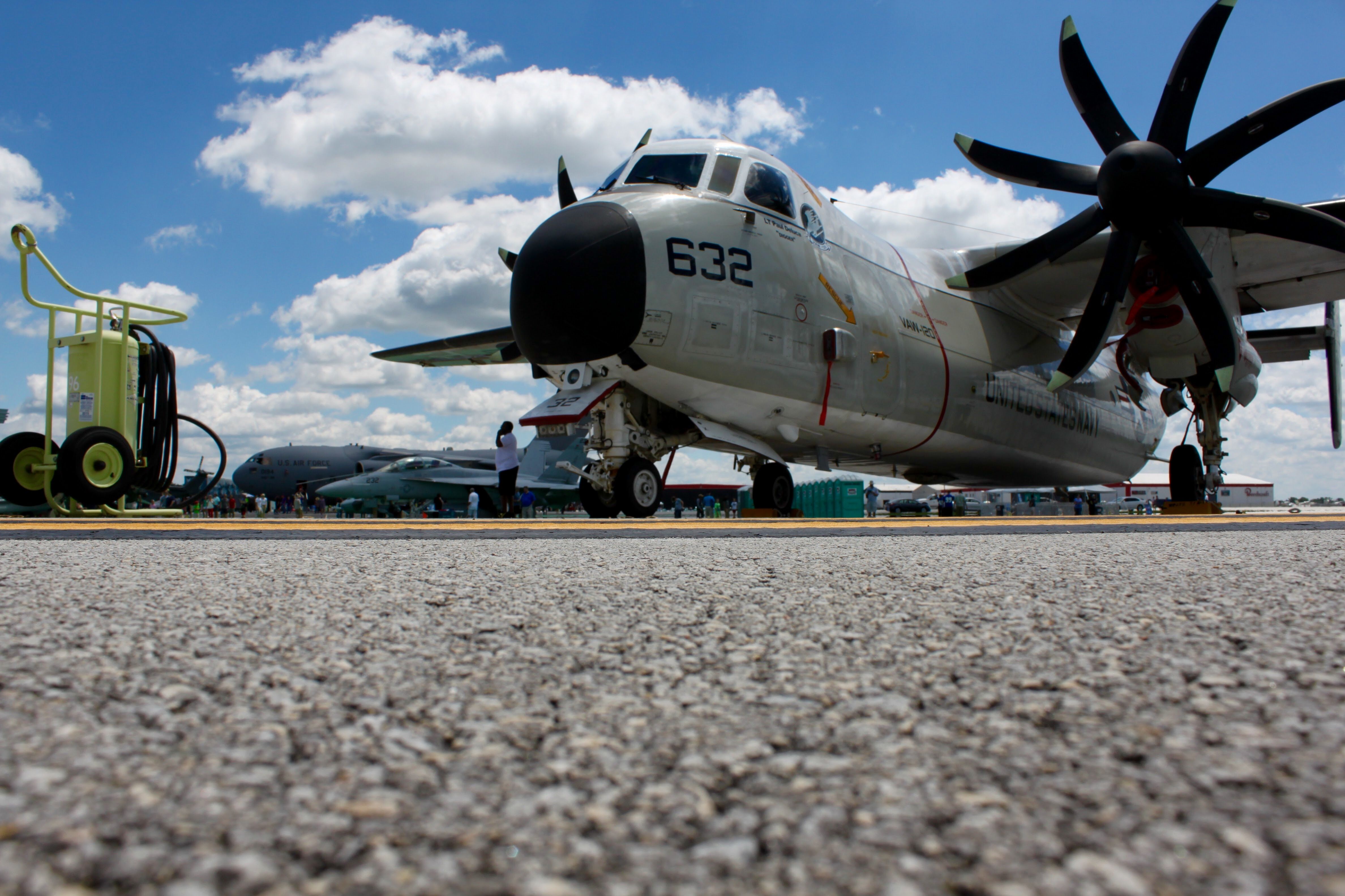 Grumman C-2 Greyhound (632) - C-2 Greyhound on static display at the Vectren Dayton Air show