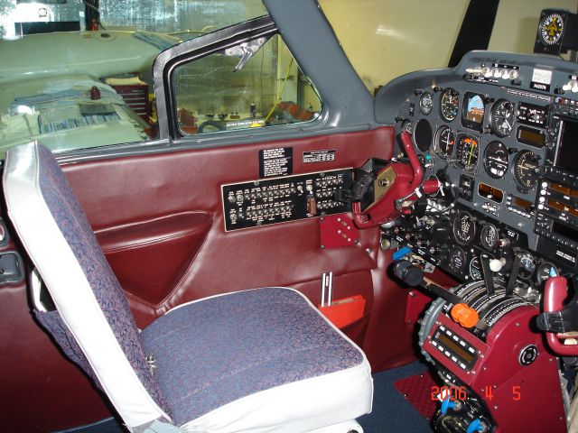 Cessna Executive Skyknight (N4207N) - interior-dash- pilots seat