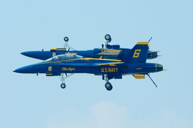 McDonnell Douglas FA-18 Hornet — - Blue Angels at Dayton Airshow 2010