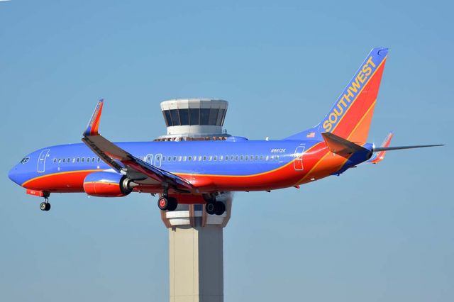 Boeing 737-800 (N8612K) - Southwwest Boeing 737-8H4 N8612K at Phoenix Sky Harbor on January 17, 2016. It first flew on March 11, 2013. Its construction number is 36973. It was delivered to Southwest on March 26, 2013.