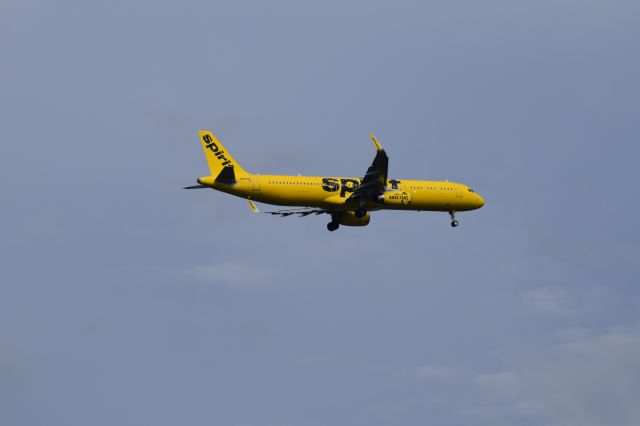 Airbus A321 (N667NK) - MSN 7058 Brand new plane on final approach KMCO 20JUN16