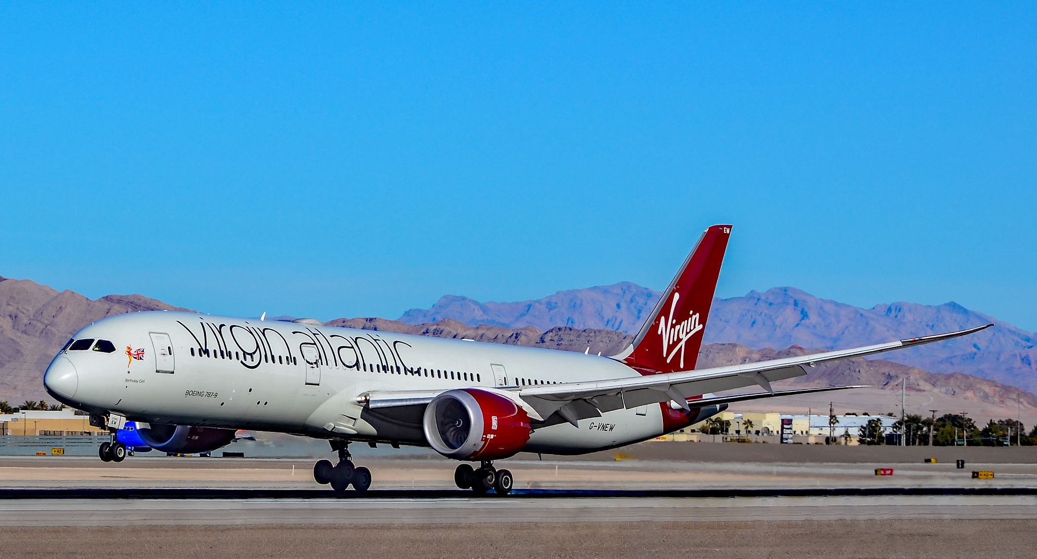 Boeing 787-9 Dreamliner (G-VNEW) - G-VNEW Virgin Atlantic Airways Boeing 787-9 Dreamliner s/n 40956 "Birthday Girl" - Las Vegas - McCarran International (LAS / KLAS)br /USA - Nevada, January 7, 2018br /Photo: Tomas Del Coro