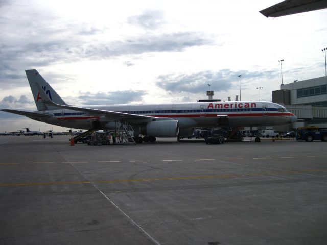 Boeing 757-200 (N653A) - Parked at gate A47 on A concourse at DIA.