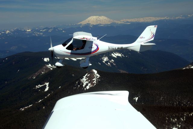 FLIGHT DESIGN CT (N107WW) - Formation flying with N1MR from Hood River, OR (4S2) to Mulino (4S9) on 5/17/2008