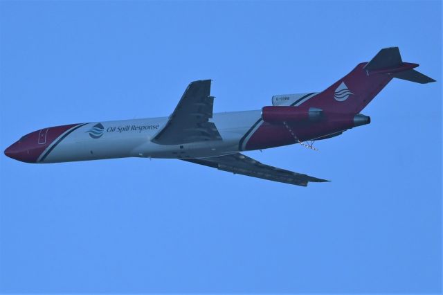 — — - One of the two OIL SPILL Response Aircraft operated by 2XCELL, taken about 5 miles from take off from ex RAF Finningley.