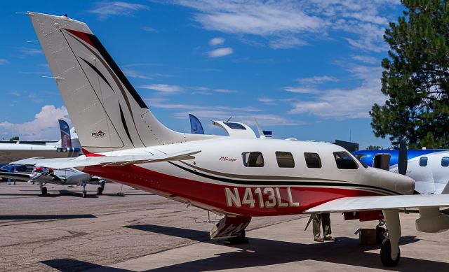 Piper Malibu Mirage (N413LL) - US Aircraft Expo @ KAPA 7/13/18