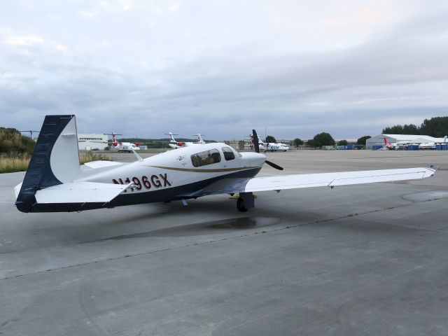 Mooney M-20 (N196GX) - At Moenchengladbach, Germany. 21 JULY 2015.