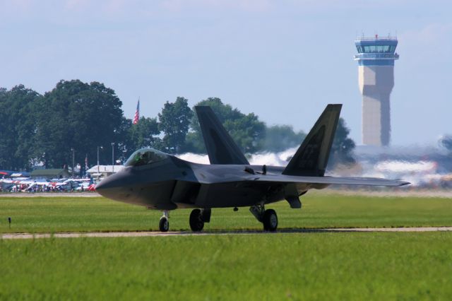 Lockheed F-22 Raptor — - Ready for the Air Demo...............Oshkosh