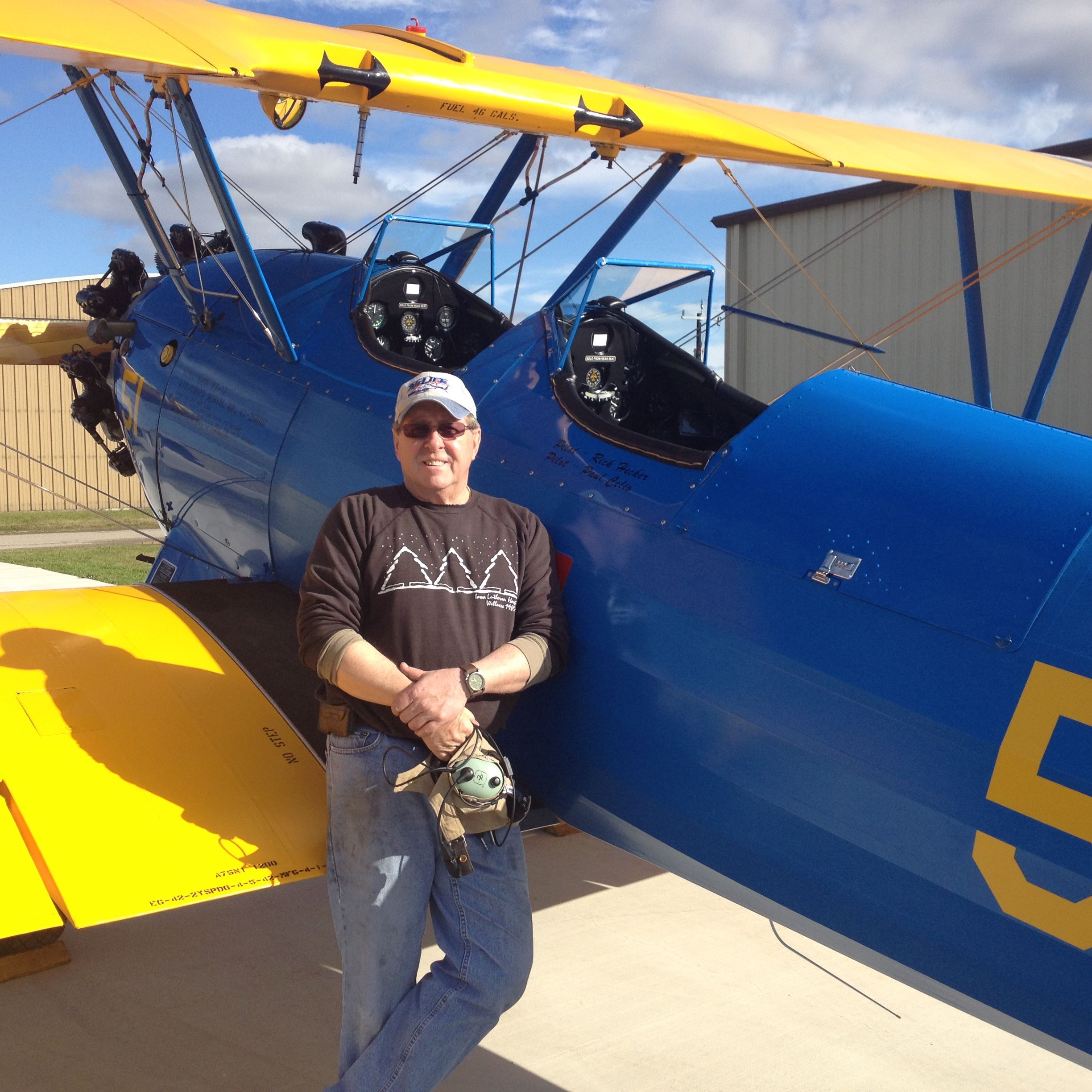 N422DE — - Doc Hecker preparing for post-maintenance flight after annual inspection Jan 2015