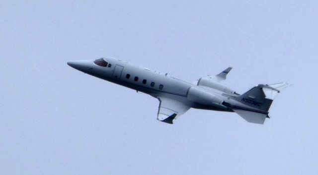 Learjet 60 (N503BC) - Shortly after departure on this IFR day is this 2001 Learjet 60 in the Autumn of 2019.