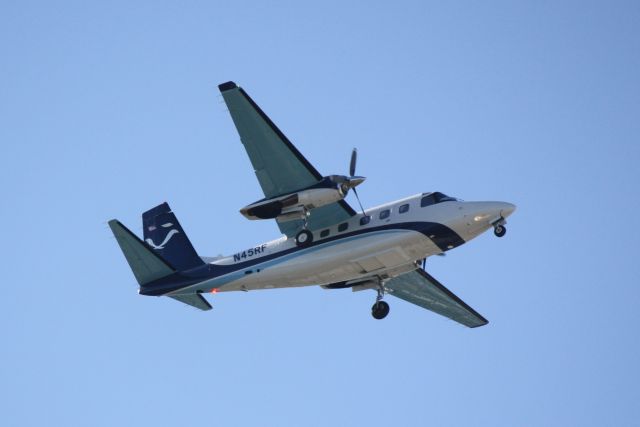 Rockwell Turbo Commander 690 (N45RF) - NOAA 45 (N45RF) arrives at Sarasota-Bradenton International Airport