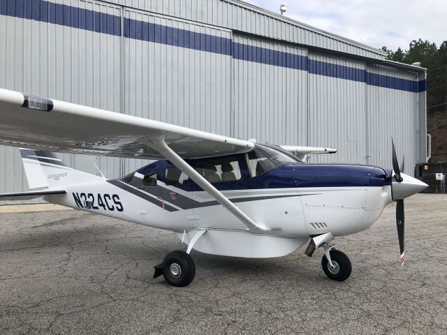 Cessna 206 Stationair (N224CS) - At Hill Aircraft for delivery and annual