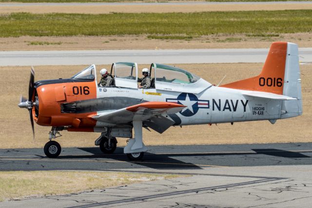 North American Trojan (VH-KAN) - North American T-28B VH-KAN serial 140016 msn 219-15 YPJT 01February 2020