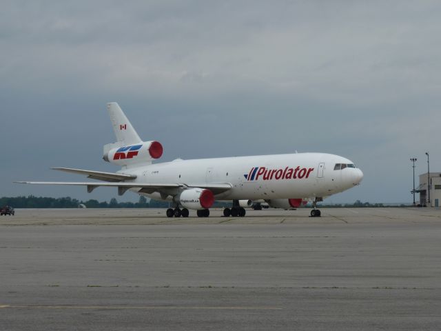 McDonnell Douglas DC-10 (C-GKFB) - sitting on the apron waiting for more frieght.