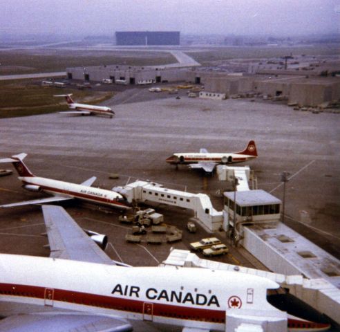 — — - On arrival at YYZ, from Val dor Quebec. Summer of 1971 via Viscount.