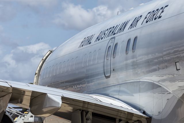 Boeing 737-700 (A30006) - RAAF, E7 Wedgetail on static display at RAAF open day.