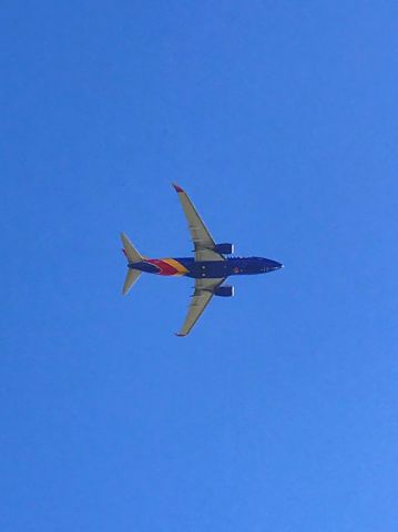 Boeing 737-700 (N7720F) - Taken from Founders Park.