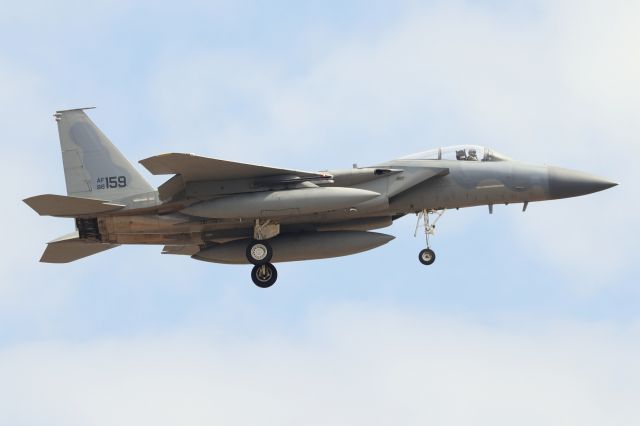 McDonnell Douglas F-15 Eagle (84-0027) - 'RETRO 81' .This group of F-15s, based at RAF Lakenheath, are stateside to be reassigned to other F-15 bases.