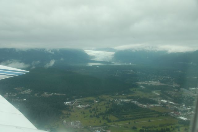 Cessna 310 (N6248Q) - Leaving Fairbanks