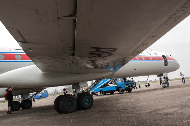 P-814 — - TU-134 at Sondok, DPRK