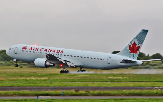 C-FCAF — - air canada 767-3 c-fcaf landing at shannon for a fuel stop while enroute from tel aviv to toronto 11/7/14.