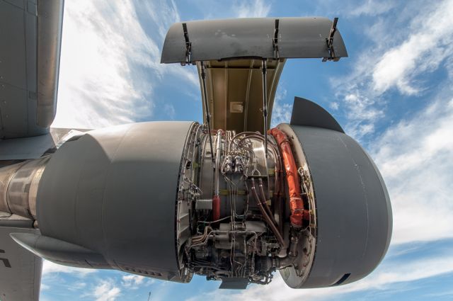 Boeing Globemaster III (00217) - Engine 1.br /br /New Zealand IceFest 2016, Antarctic Air Day at Christchurch International Airport. An opportunity to board the specialist Boeing C17-A to view the aircraft that transport scientists and equipment down to Antarctica.