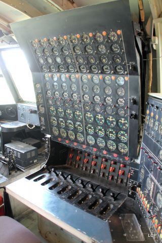 AMU37602 — - Check out the engineer panel of the eight-engined Hughes Hercules H-4 flying boat a.k.a. as the Spruce Goose