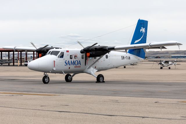 De Havilland Canada Twin Otter (5W-FAW) - The second leg of the massive journey home 