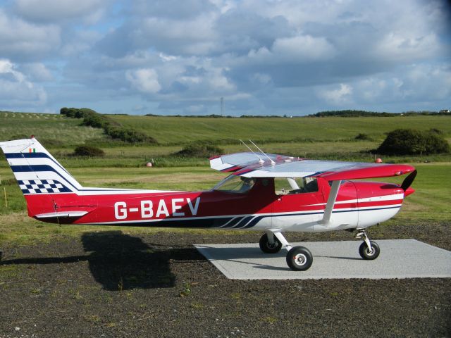 G-BAEV — - G-BAEV REIMS AVIATION SA REIMS CEESNA FRA 150L CN 0173 IT IS BETTER KNOW AS AN AEROBAT 150  IT HAS HEX CODE 4019CD SEEN AT SPANISH POINT AS PART OF 20TH ANNIVERSARY FLY IN SAT 11 SUN 12 JUNE IN CO CLARE IRELAND