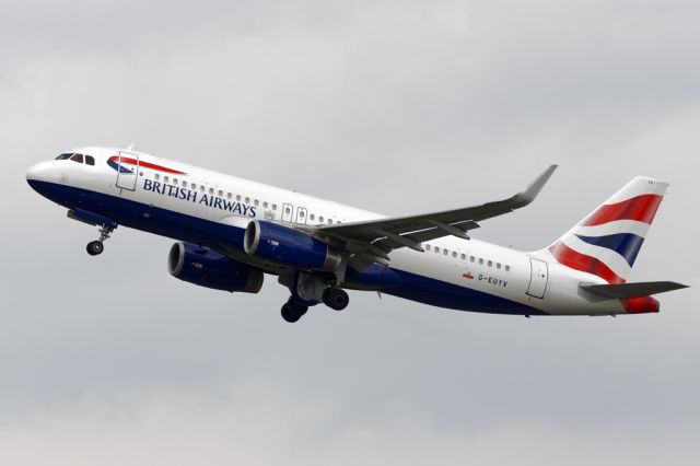 Airbus A320 (G-EUYV) - BAW1399 back to Heathrowbr /br /EOS6D 300mm f4L+1.4x, 1/800, f5.6