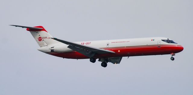 McDonnell Douglas DC-9-30 (XA-UUT) - A 52 year old classic DC-9 coming in to GSP from Laredo. 5/18/21.