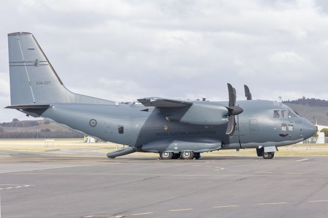 ALENIA Spartan (C-27J) (A34007) - Royal Australian Air Force (A34-007) Alenia C-27J Spartan at Wagga Wagga Airport