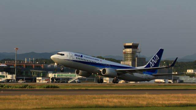 Boeing 737-800 (JA81AN) - July.11.2015 HAKODATE JAPAN