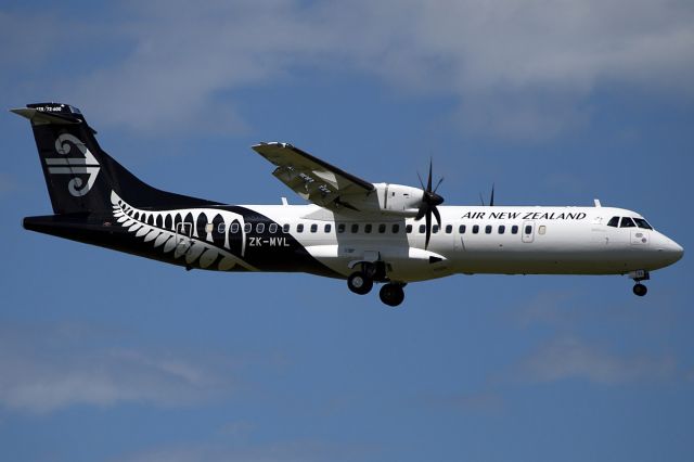 ATR ATR-72 (ZK-MVL) - on 15 November 2016