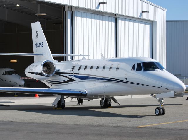 Cessna Citation Sovereign (N682SS) - CESSNA AIRCRAFT CO (EXPERIMENTAL) at KJQF for the announcement that Cessna Aircraft/Textron will be sponsoring Earnhardt Ganassi Racing driver, Jamie McMurray, during the NASCAR Sprint Cup Series in 2013 - 1/23/13