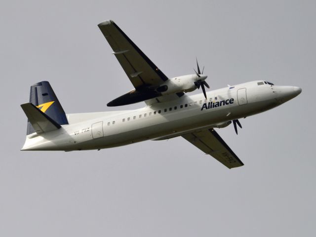 Fokker Maritime Enforcer (VH-FKZ) - Getting airborne off runway 23 on a cold, gloomy winters day. Wednesday 4th July 2012.