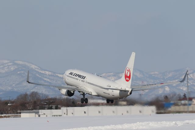 Boeing 737-800 (JA346J) - 07 February 2016:HKD-HND.